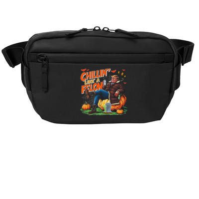 Chillin Like A Felon Donald Trump Buschlight Beer Halloween Crossbody Pack