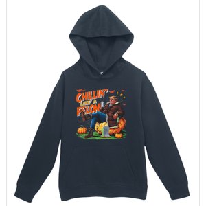 Chillin Like A Felon Donald Trump Buschlight Beer Halloween Urban Pullover Hoodie