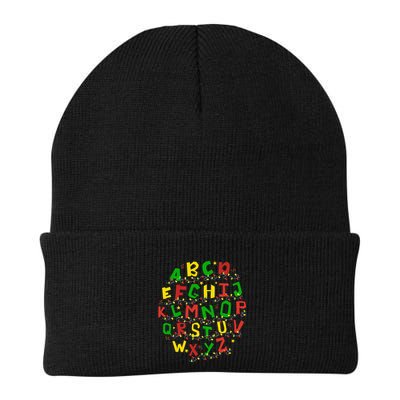 Christmas Lights Alphabet Student Learning Abc Teacher Xmas Beanie