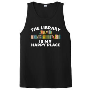 Cool Library Art For Men Women Bookworm Librarian Book Lover PosiCharge Competitor Tank