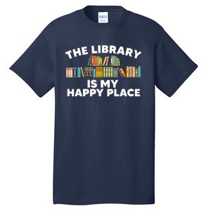 Cool Library Art For Men Women Bookworm Librarian Book Lover Tall T-Shirt