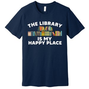 Cool Library Art For Men Women Bookworm Librarian Book Lover Premium T-Shirt