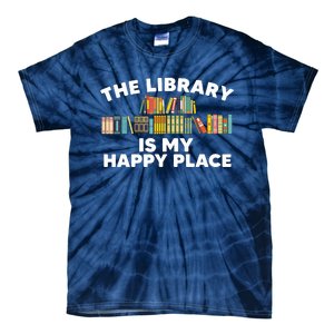 Cool Library Art For Men Women Bookworm Librarian Book Lover Tie-Dye T-Shirt