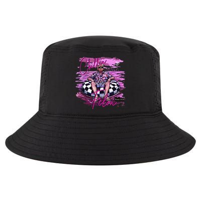 Chillin Like A Felon Retro Summer Pink Funny Trump 2024 Gift Cool Comfort Performance Bucket Hat