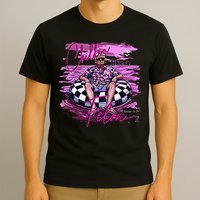 Chillin Like A Felon Retro Summer Pink Funny Trump 2024 Gift T-Shirt