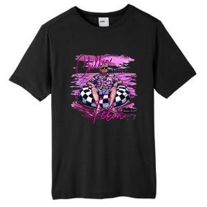 Chillin Like A Felon Retro Summer Pink Funny Trump 2024 Gift Tall Fusion ChromaSoft Performance T-Shirt