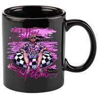 Chillin Like A Felon Retro Summer Pink Funny Trump 2024 Gift 11oz C Handle Ceramic Mug