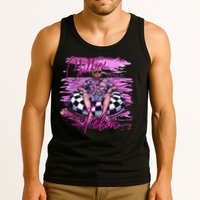 Chillin Like A Felon Retro Summer Pink Funny Trump 2024 Gift Tank Top