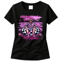 Chillin Like A Felon Retro Summer Pink Funny Trump 2024 Gift Womens T-Shirt