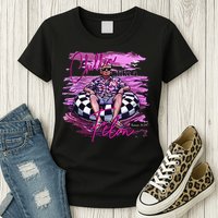 Chillin Like A Felon Retro Summer Pink Funny Trump 2024 Gift Womens T-Shirt