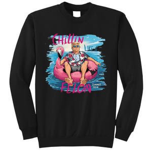 Chillin Like A Felon Funny Trump For President Summer 2024 Sweatshirt