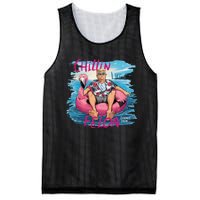 Chillin Like A Felon Funny Trump For President Summer 2024 Mesh Reversible Basketball Jersey Tank