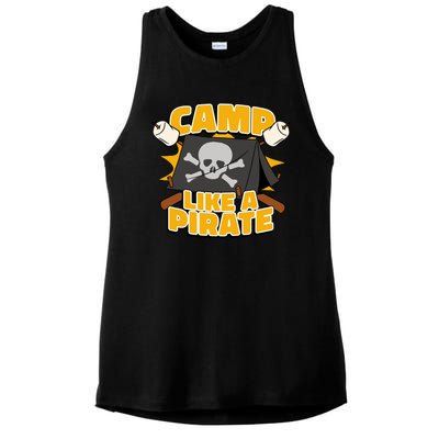 Camp Like A Pirate Ladies PosiCharge Tri-Blend Wicking Tank