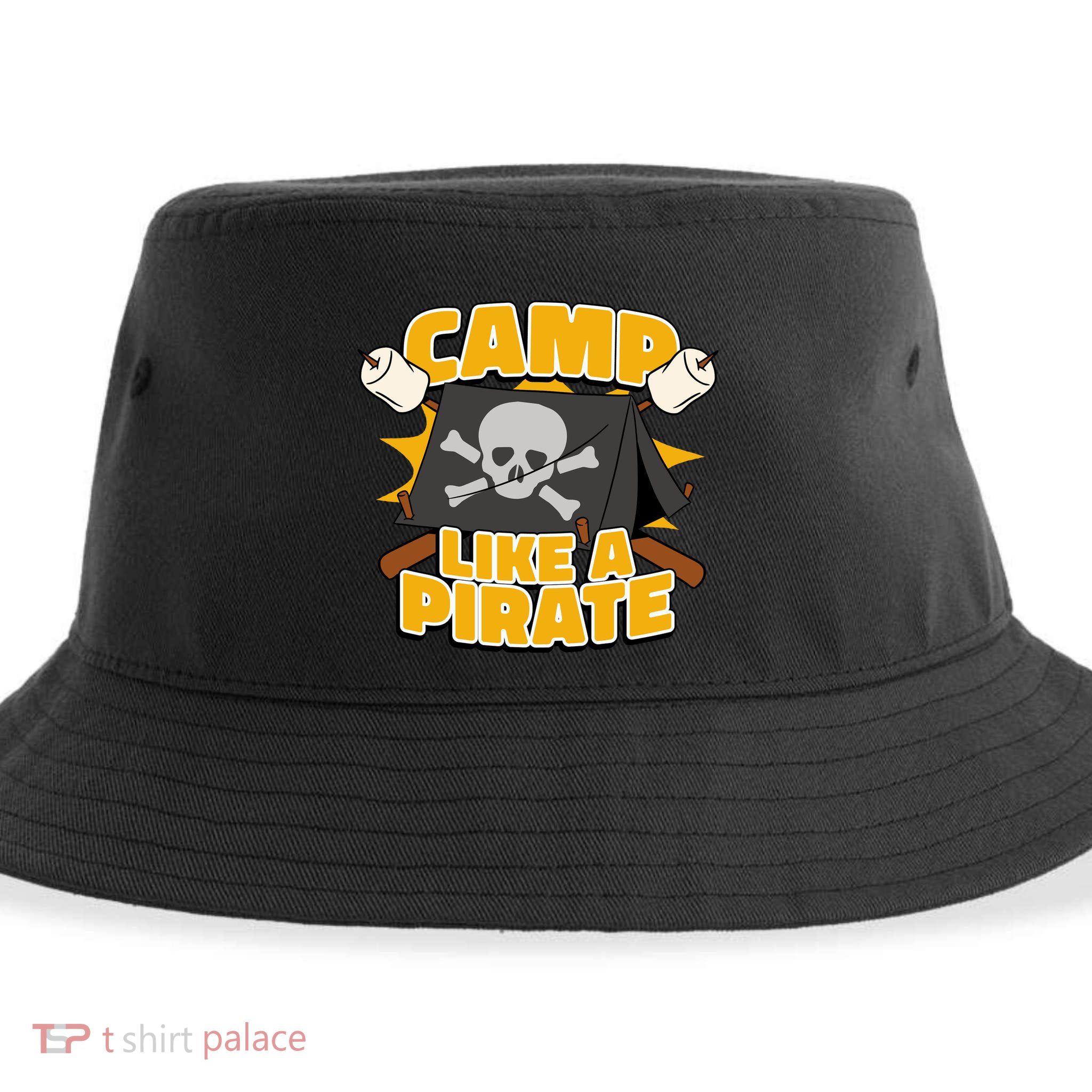 Camp Like A Pirate Sustainable Bucket Hat