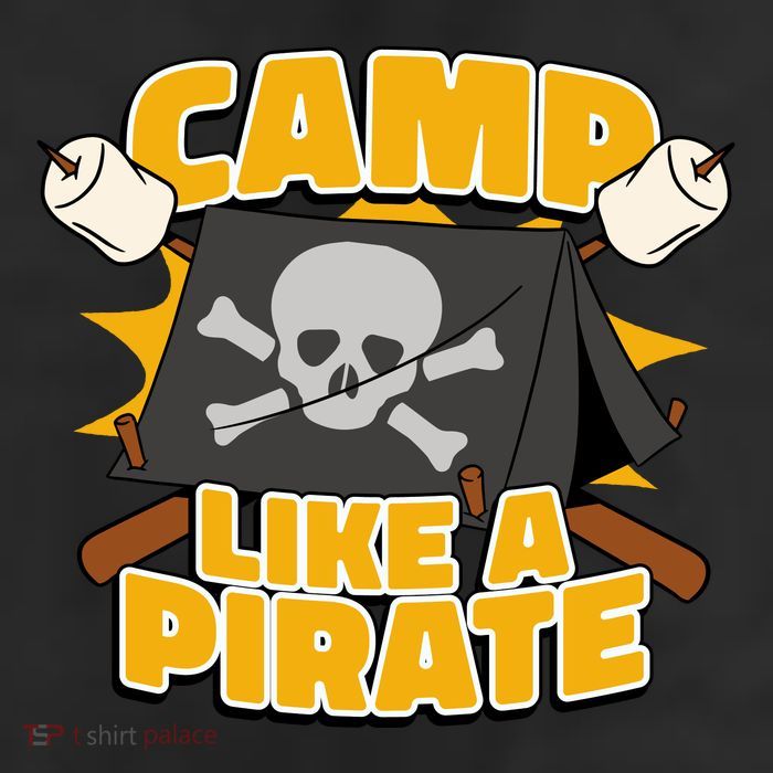 Camp Like A Pirate 11oz C Handle Ceramic Mug