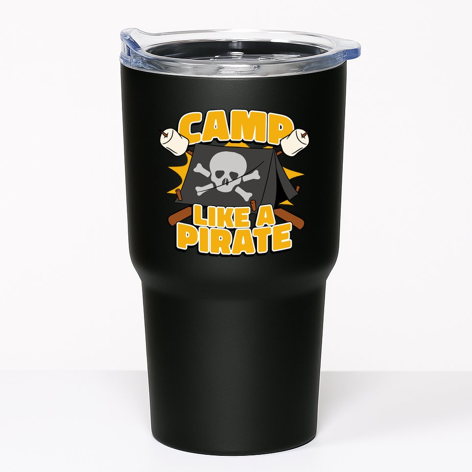 Camp Like A Pirate Tumbler