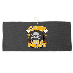 Camp Like A Pirate Large Microfiber Waffle Golf Towel