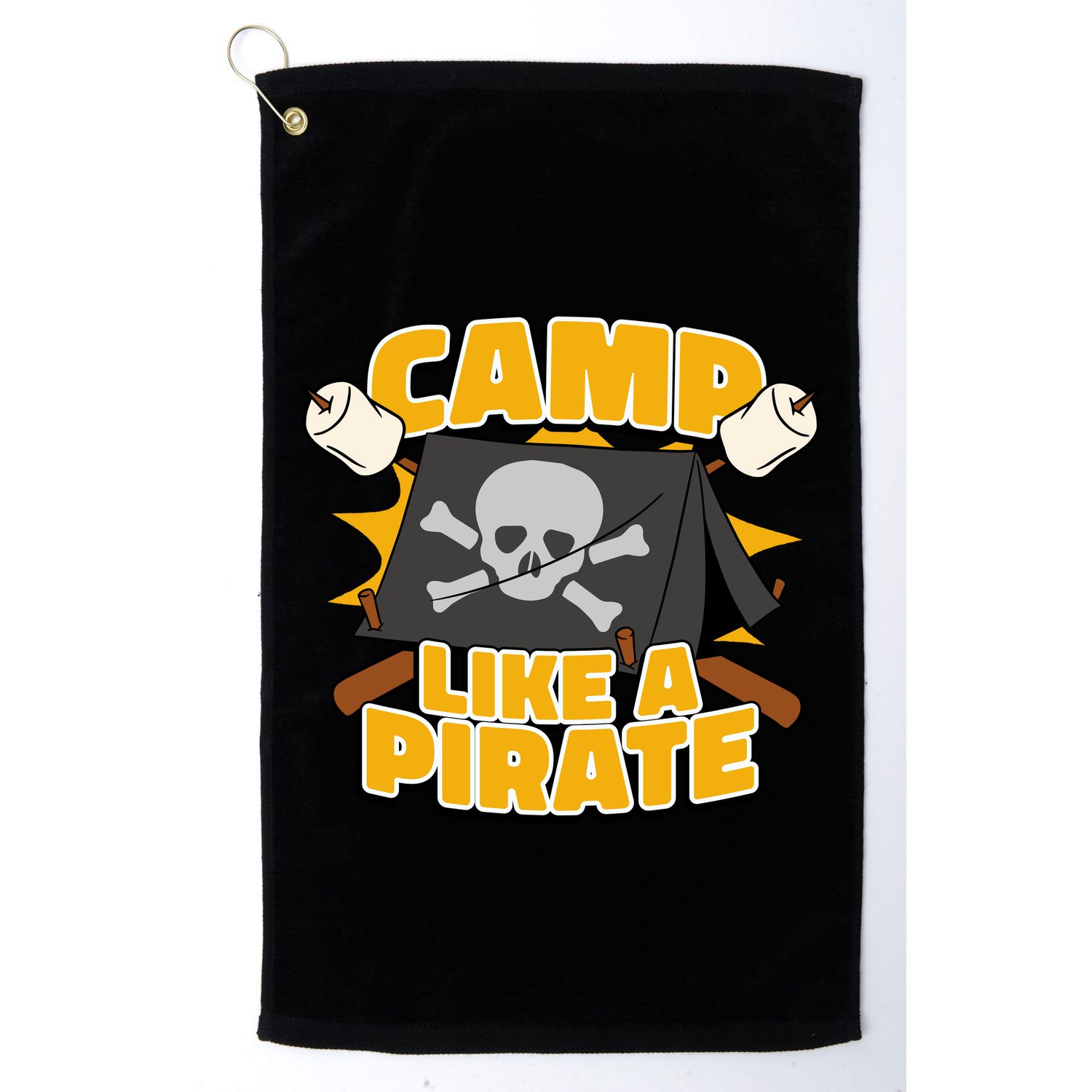 Camp Like A Pirate Golf Towel