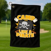 Camp Like A Pirate Golf Towel