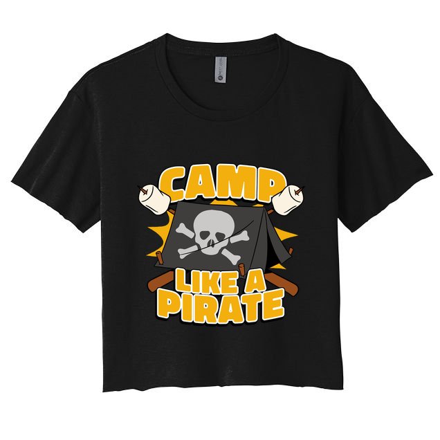 Camp Like A Pirate Crop Top