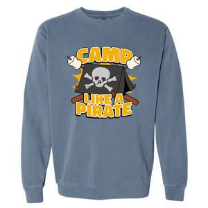 Camp Like A Pirate Garment-Dyed Sweatshirt