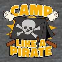 Camp Like A Pirate Flatbill Hat