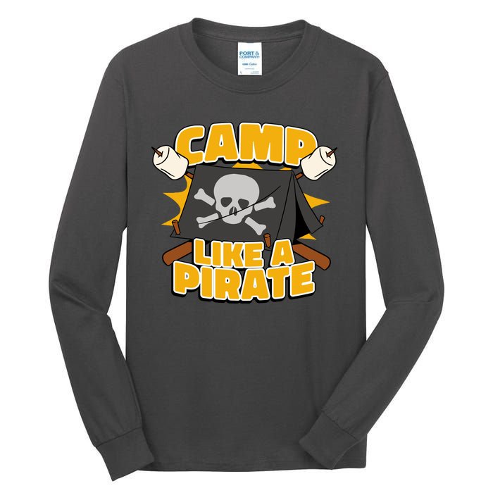 Camp Like A Pirate Tall Long Sleeve T-Shirt