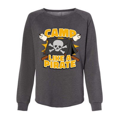 Camp Like A Pirate Womens California Wash Sweatshirt