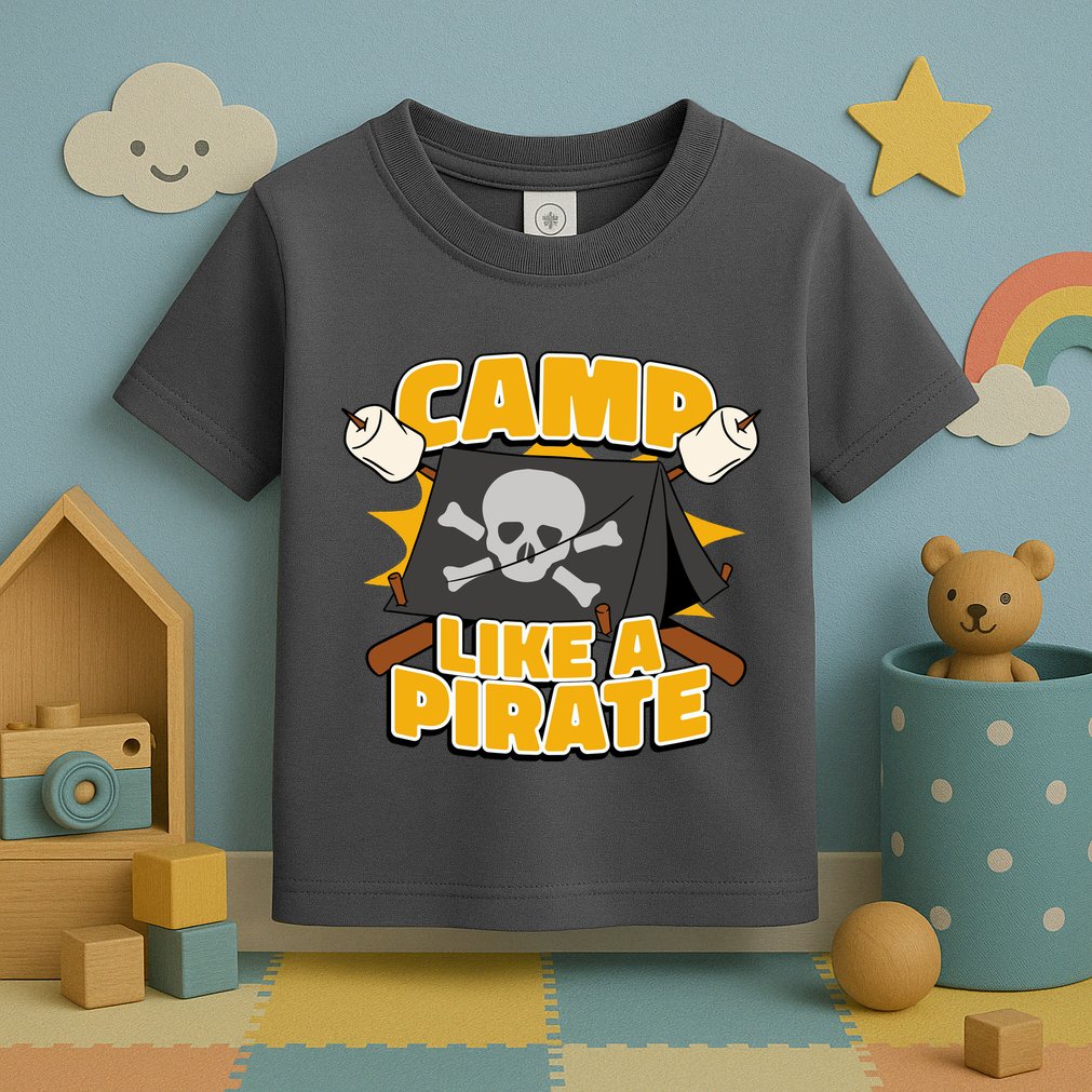 Camp Like A Pirate Toddler T-Shirt