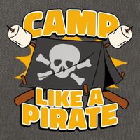 Camp Like A Pirate Cotton Canvas Backpack