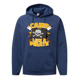 Camp Like A Pirate Performance Fleece Hoodie