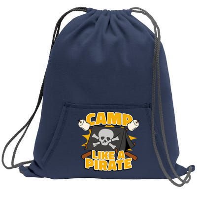 Camp Like A Pirate Sweatshirt Cinch Pack Bag