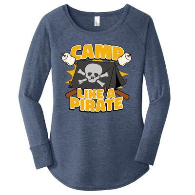 Camp Like A Pirate Women's Perfect Tri Tunic Long Sleeve Shirt