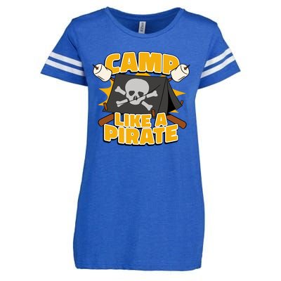 Camp Like A Pirate Enza Ladies Jersey Football T-Shirt