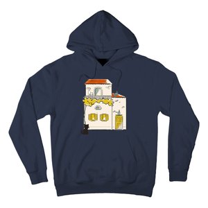 Cats Look At Each Other Hoodie