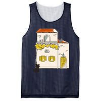 Cats Look At Each Other Mesh Reversible Basketball Jersey Tank