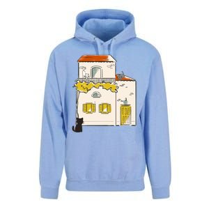 Cats Look At Each Other Unisex Surf Hoodie