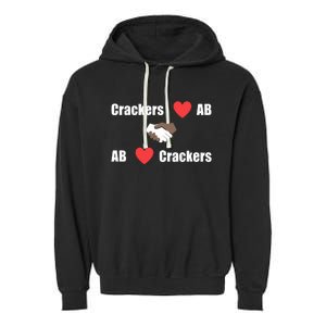 Crackers Love Ab Ab Love Crackers Garment-Dyed Fleece Hoodie