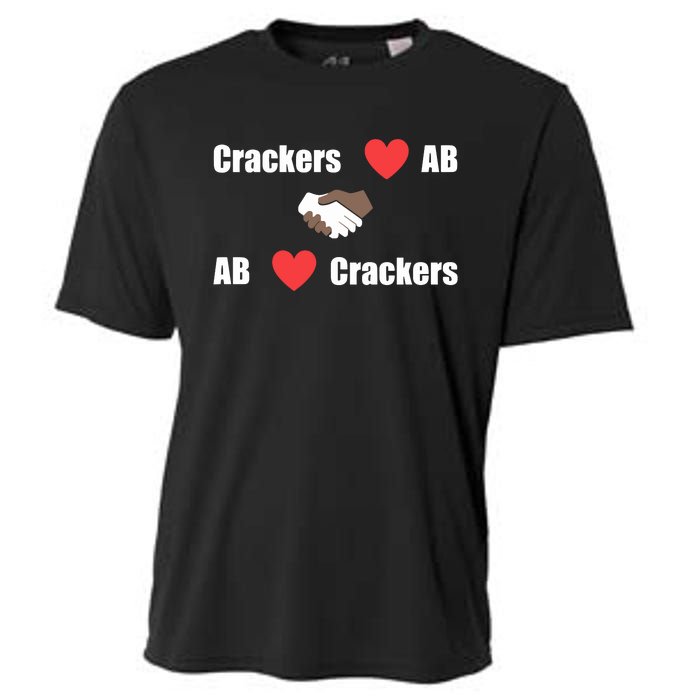 Crackers Love Ab Ab Love Crackers Cooling Performance Crew T-Shirt