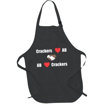 Crackers Love Ab Ab Love Crackers Full-Length Apron With Pockets