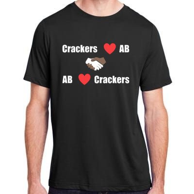 Crackers Love Ab Ab Love Crackers Adult ChromaSoft Performance T-Shirt