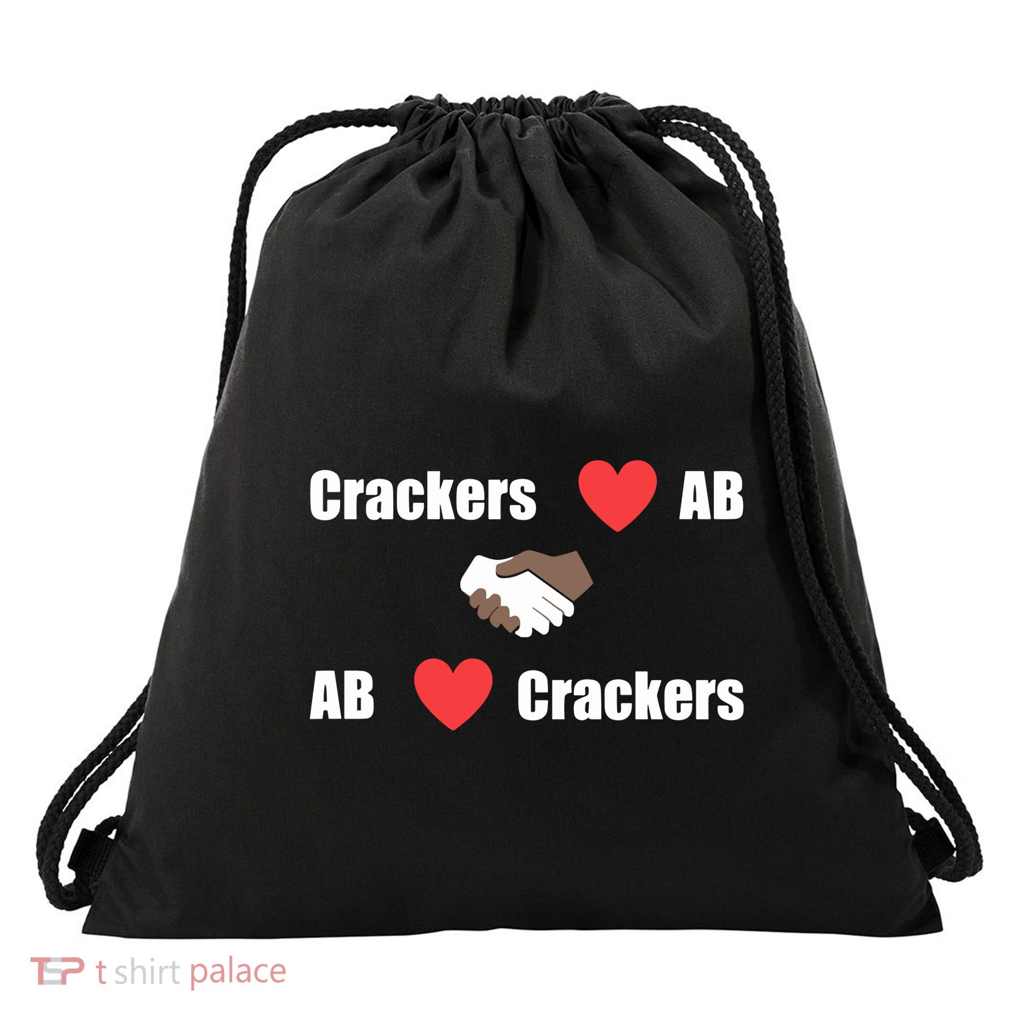 Crackers Love Ab Ab Love Crackers Drawstring Bag