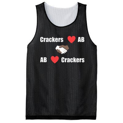 Crackers Love Ab Ab Love Crackers Mesh Reversible Basketball Jersey Tank