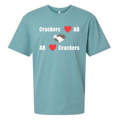 Crackers Love Ab Ab Love Crackers Sueded Cloud Jersey T-Shirt