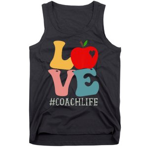 Coach Love Apple Groovy Retro Cute Back To School Tank Top