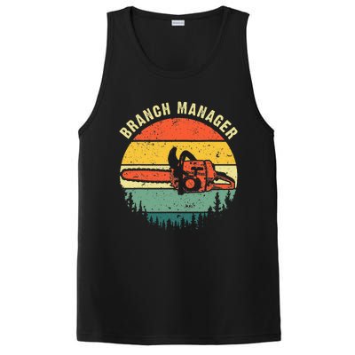 Cool Lumberjack Art Men Women Arborist Logger Branch Manager PosiCharge Competitor Tank