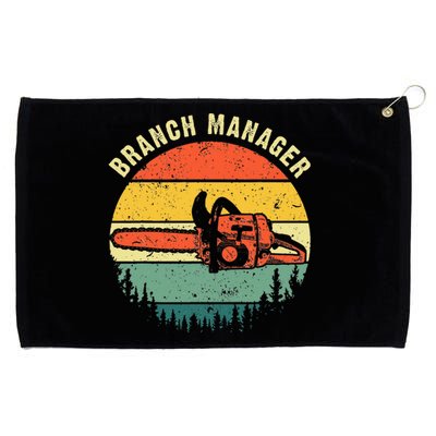 Cool Lumberjack Art Men Women Arborist Logger Branch Manager Grommeted Golf Towel