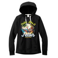 Chillin Like A Felon Summer 2024 Women's Fleece Hoodie