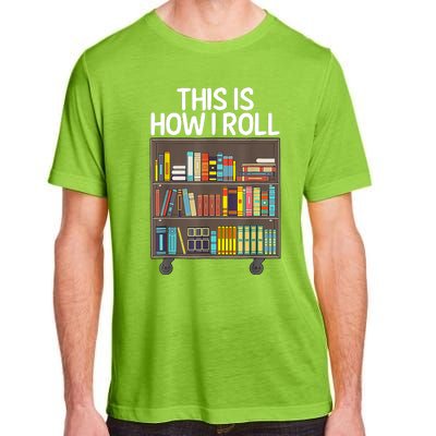 Cute Library Art Book Reader School Librarian Adult ChromaSoft Performance T-Shirt