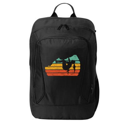 Climb Like A Girl Rock Climbing And Bouldering Retro Gift City Backpack